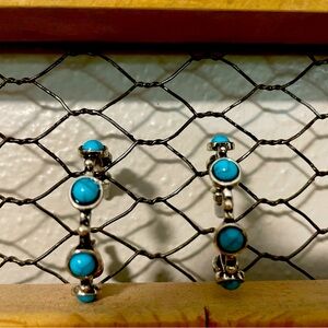 Turquoise Hoop Earrings